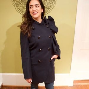 french connection double breasted coat